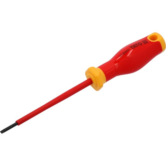 Csavarhúzó szigetelt lapos 3x100 mm VDE 1000V - Slim - Yato Csavarhúzó szigetelt lapos 3x100 mm VDE 1000V - Slim - Yato