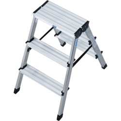 Létra ALU lépcsőfokos két oldalon járható álló 2x3 fokos - Krause DOPPLO