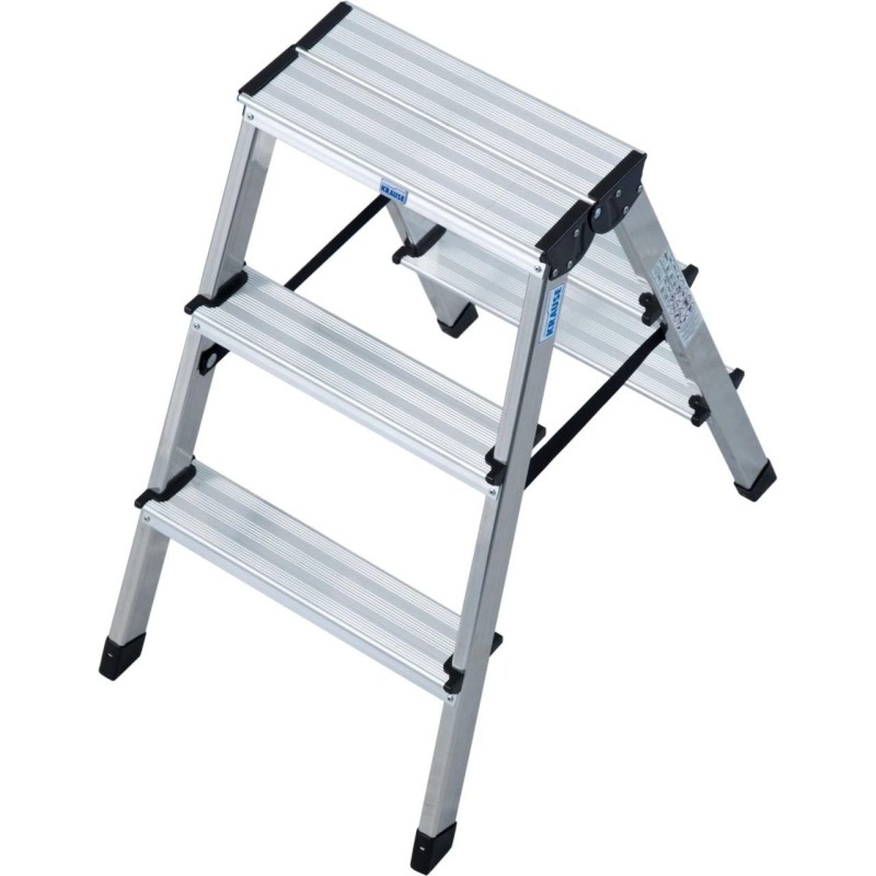 Létra ALU lépcsőfokos két oldalon járható álló 2x3 fokos - Krause DOPPLO