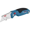 BOSCH Trapézpengés kés összecsukható, pengetartóval + 3 db penge