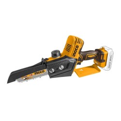 INGCO Akkus láncfűrész 150 mm szénkefe nélküli 20 V (akku és töltő nélkül)