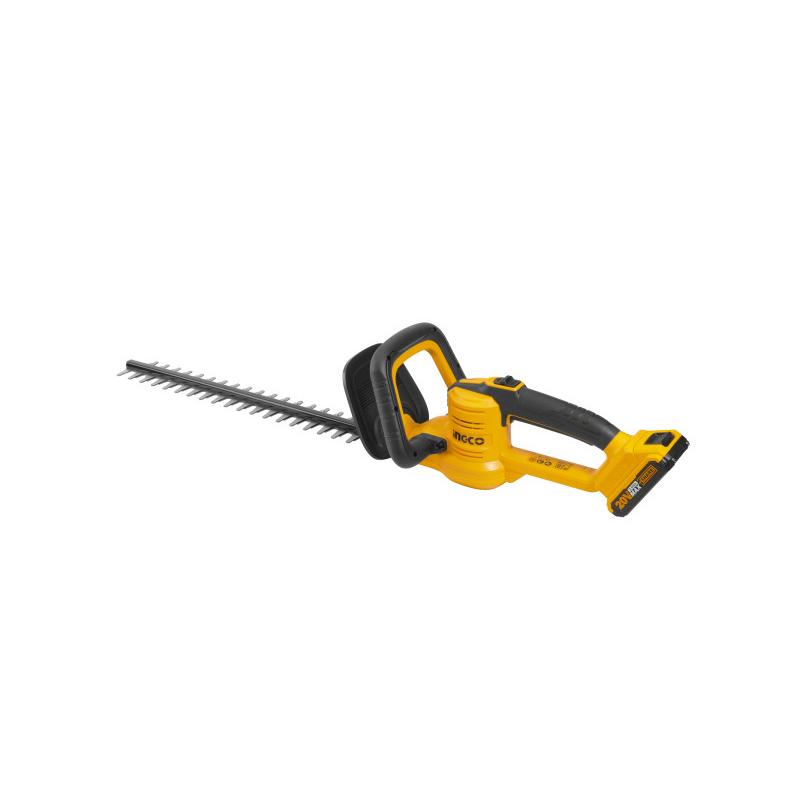 INGCO Akkus sövényvágó 460 mm 20 V (1 x 2,0 Ah akku + töltő)
