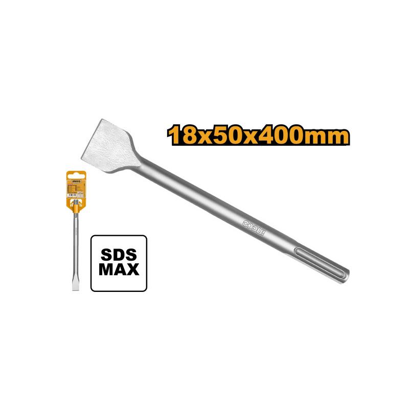 INGCO Lapos vésőszár 50 x 400 mm SDS-Max