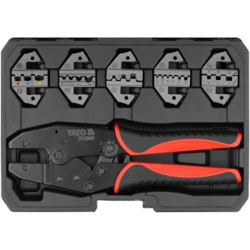 YATO Racsnis krimpelő fogó készlet 6 részes