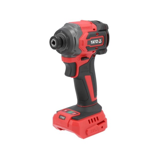 YATO Akkus ütvecsavarozó 1/4'' 230 Nm szénkefe nélküli 18 V (akku és töltő nélkül) YATO Akkus ütvecsavarozó 1/4'' 230 Nm szénkefe nélküli 18 V (akku és töltő nélkül)