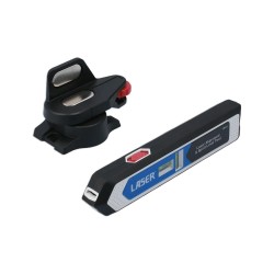 Szintezőlézer, vonal és polézer vízszintes és függőleges libellával -