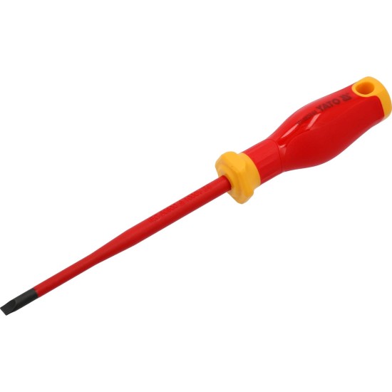 Csavarhúzó szigetelt lapos 5,5x125 mm VDE 1000V - Slim - Yato Csavarhúzó szigetelt lapos 5,5x125 mm VDE 1000V - Slim - Yato