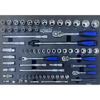 Szerszámos kocsi gyári-felszerelt 321 db-os 7 fiók CUSTOM S. FEKETE -