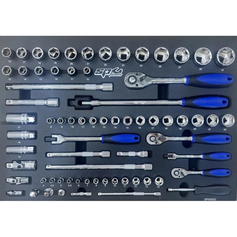 Szerszámos kocsi gyári-felszerelt 321 db-os 7 fiók CUSTOM S. FEKETE -