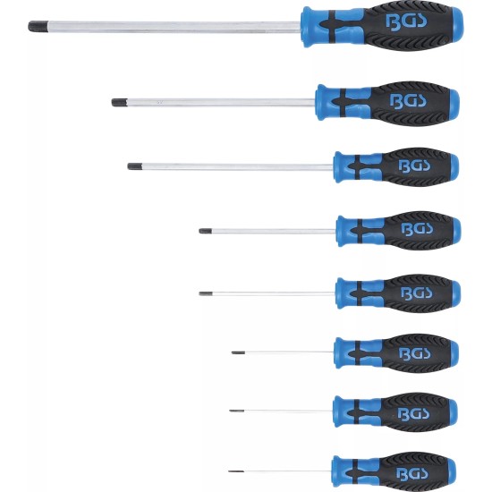 Csavarhúzó készlet imbusz 8 részes 1,5 - 8 mm - BGS