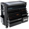 Szerszámos kocsi gyári-felszerelt 388 db-os 13 fiók TECH S. - FEKETE