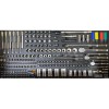 Szerszámos kocsi gyári-felszerelt 411 db-os 19 fiók CUSTOM Ser.-FEKETE