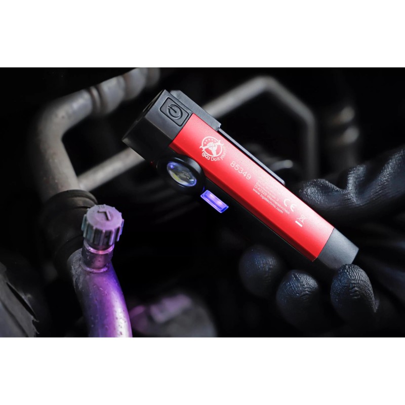 Szerelőlámpa LED COB ledes elemlámpa mini zsebfény UV-s - BGS