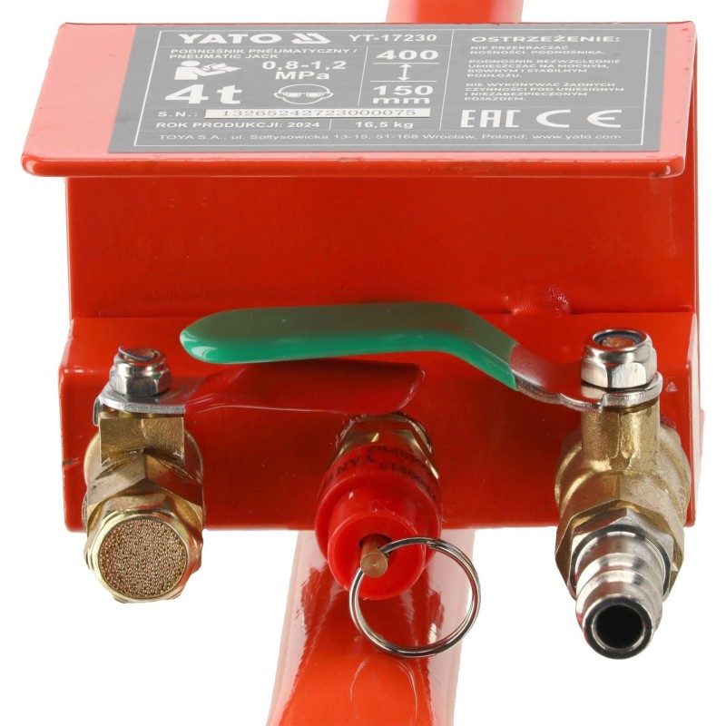 Emelő légpárnás 4 tonnás - 3 légkörös 150-400 mm