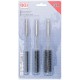 Hónolókefe fúrógépbe  8-12-20 mm, 1/4'', 3 db-os - BGS