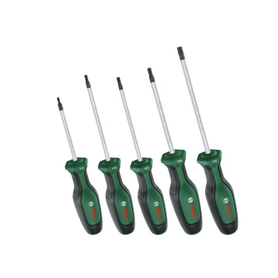 BOSCH Torx csavarhúzó készlet 5 részes S2 BOSCH Torx csavarhúzó készlet 5 részes S2