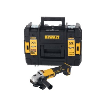 DEWALT akkus sarokcsiszoló 125 mm 18V szénkefe nélküli motor TSTAK koffer