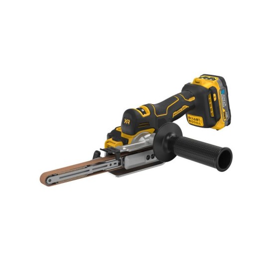DEWALT Akkus szalagcsiszoló 18 V (2 x 1,7 Ah akku + töltő + TSTAK) DCM200E2T DEWALT Akkus szalagcsiszoló 18 V (2 x 1,7 Ah akku + töltő + TSTAK) DCM200E2T