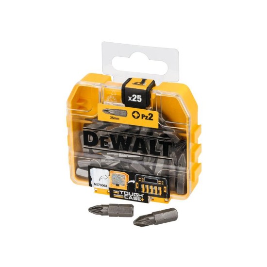 DEWALT Bithegy PZ2 x 25 mm Tough Case dobozban (25 db)