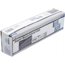 BGS villás-villáskulcs készlet 12 db króm-vanádium acél 6-32 mm BGS villás-villáskulcs készlet 12 db króm-vanádium acél 6-32 mm