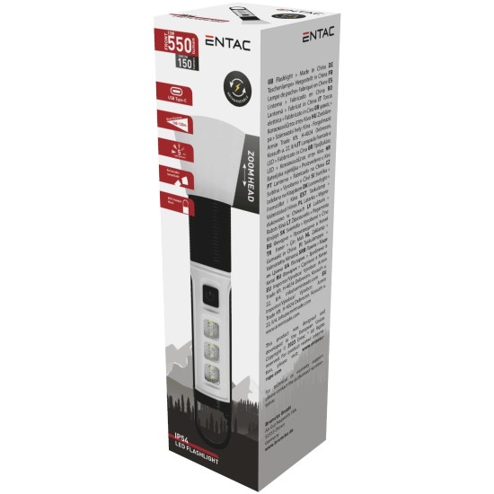 Szerelőlámpa (LED lámpa) 550 lm IP54 USB-s zoomolható - ENTAC Szerelőlámpa (LED lámpa) 550 lm IP54 USB-s zoomolható - ENTAC