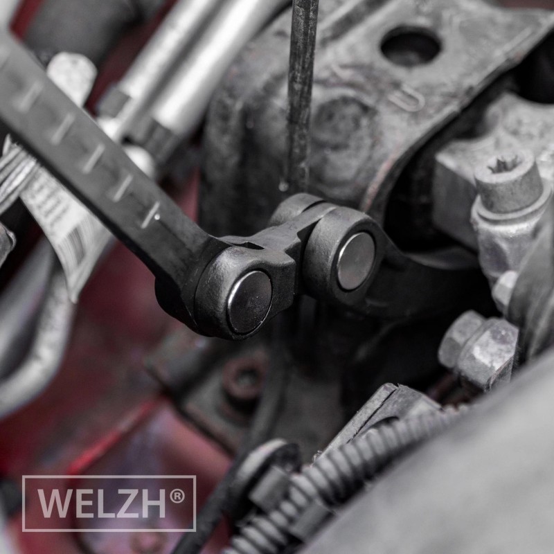 Pajszer - feszítővas  630-940 mm - csuklós kivitel, állítható - Welzh