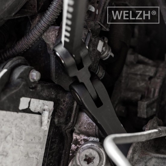 Pajszer - feszítővas  630-940 mm - csuklós kivitel, állítható - Welzh