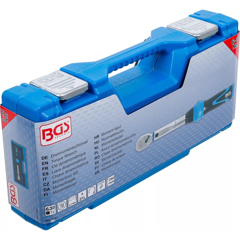 Nyomatékkulcs   6-30 Nm 1/4'' - BGS