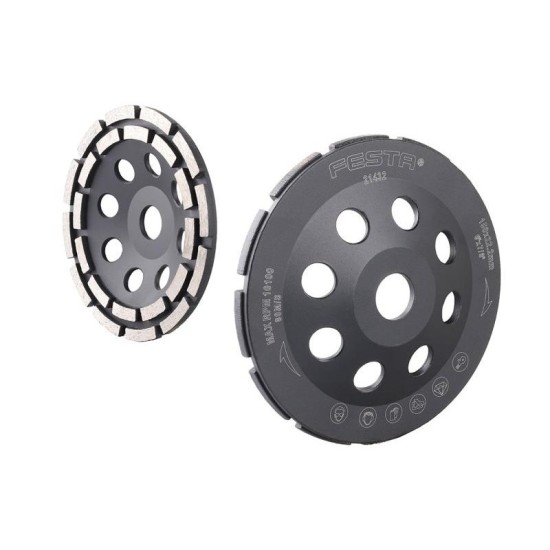 FESTA Gyémánt fazékkorong 150 x 22,2 mm 2 soros FESTA Gyémánt fazékkorong 150 x 22,2 mm 2 soros