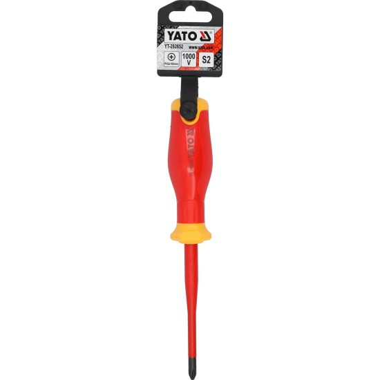 Csavarhúzó szigetelt PH2x100 VDE 1000V - Slim - Yato Csavarhúzó szigetelt PH2x100 VDE 1000V - Slim - Yato