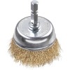 Drótkorong csapos fazékkefe  50 mm-es RÉZ szálak  50x6x0,2mm