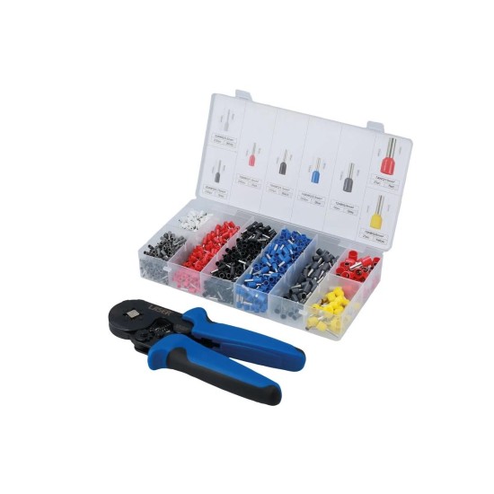 Fogó, saruzó - érvéghüvelyre DIN 0,5-10 mm2, 4 pofás - Laser Fogó, saruzó - érvéghüvelyre DIN 0,5-10 mm2, 4 pofás - Laser