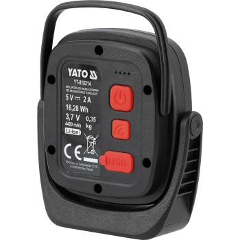 Szerelőlámpa (Munkalámpa) LED COB, akkus 100/600/1200 lm - Yato Szerelőlámpa (Munkalámpa) LED COB, akkus 100/600/1200 lm - Yato