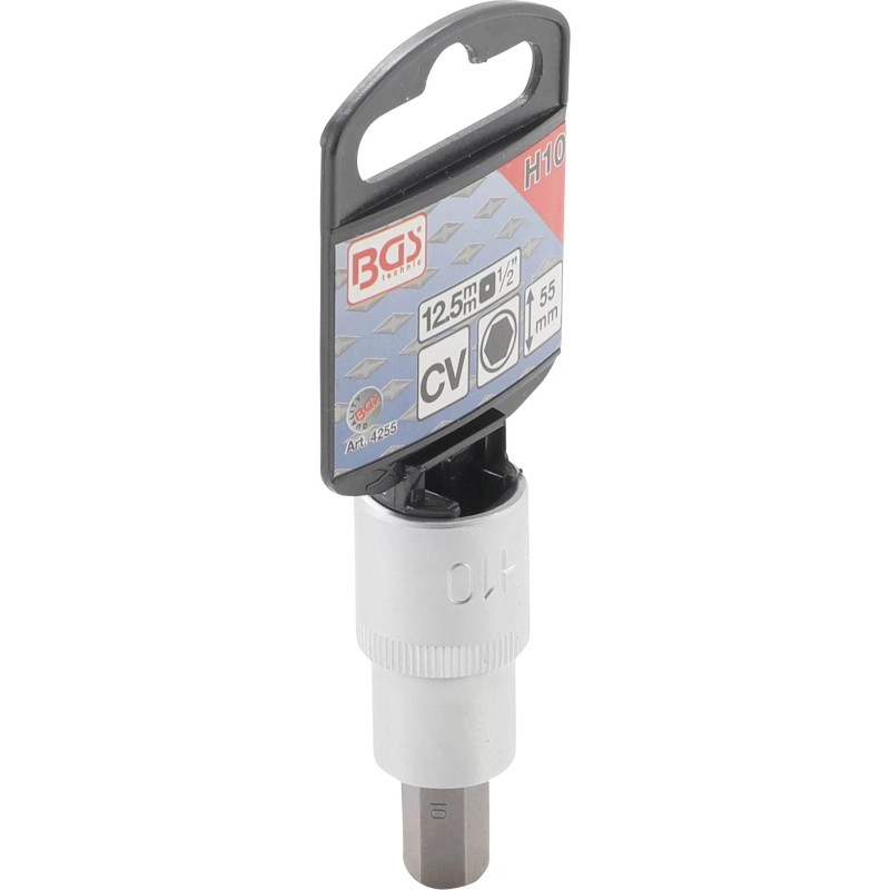 Rátűzőkulcs - crowa+bit 1/2'' imbusz 10 mm - BGS