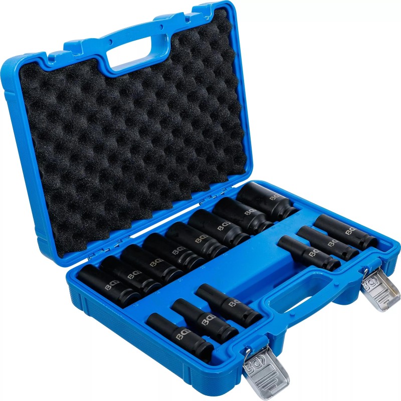 Légkulcsfej készlet 1/2'' 14 db 10-32 mm metrikus hosszú BGS