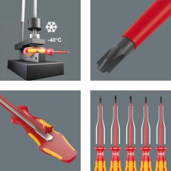 Csavarhúzó készlet szigetelt VDE 1000V 7 db-os készlet PH + SL + PM - Csavarhúzó készlet szigetelt VDE 1000V 7 db-os készlet PH + SL + PM -