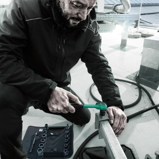 Dugókulcs - crowafej készlet 3/8'' 6 lap 16 részes - Zyklop - Wera