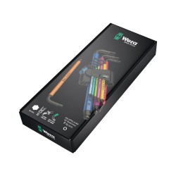 Imbuszkulcs készlet  9 db-os hosszú, gömbvégű 1,5-10 mm - HF 1 - Wera