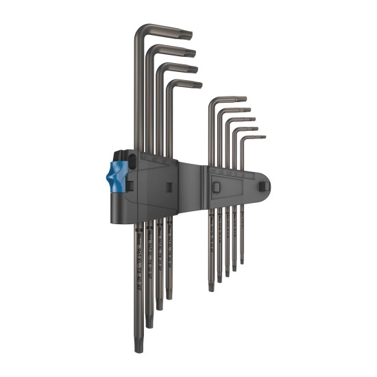 Torx kulcs készlet 9 részes T8 - T40 hosszú - Wera Torx kulcs készlet 9 részes T8 - T40 hosszú - Wera