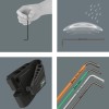 Torx kulcs készlet 9 részes T8 - T40 hosszú - Wera