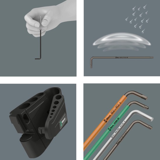 Torx kulcs készlet 9 részes T8 - T40 hosszú - Wera Torx kulcs készlet 9 részes T8 - T40 hosszú - Wera