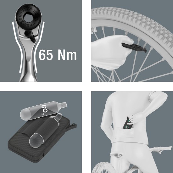 Kerékpárszerelő szerszámkészlet 40 részes Set 3 A - Wera