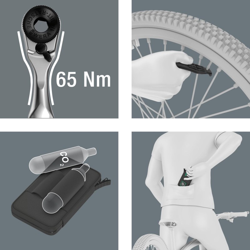 Kerékpárszerelő szerszámkészlet 40 részes Set 3 A - Wera