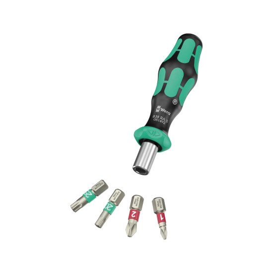 Csavarhúzó bit hajtó racsnis - 838 RA S/4 Christmas - Wera