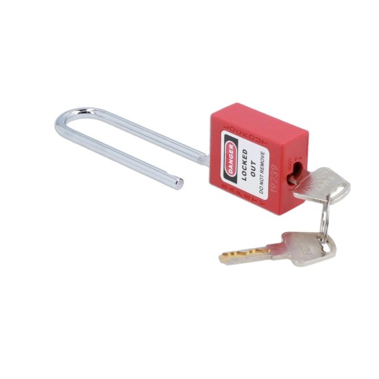 Biztonsági Nylon műanyag lakat hosszú - Sorszámozott Biztonsági Nylon műanyag lakat hosszú - Sorszámozott