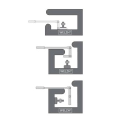 Csillag-villás racsnis-csuklós készlet 8-19 mm 12 részes - dupla csoklós