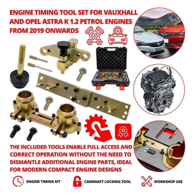 Vezérlésrögzítő készlet Opel 1.2 Astra K - LIH, F12SHL, F12SHT, F12SH -