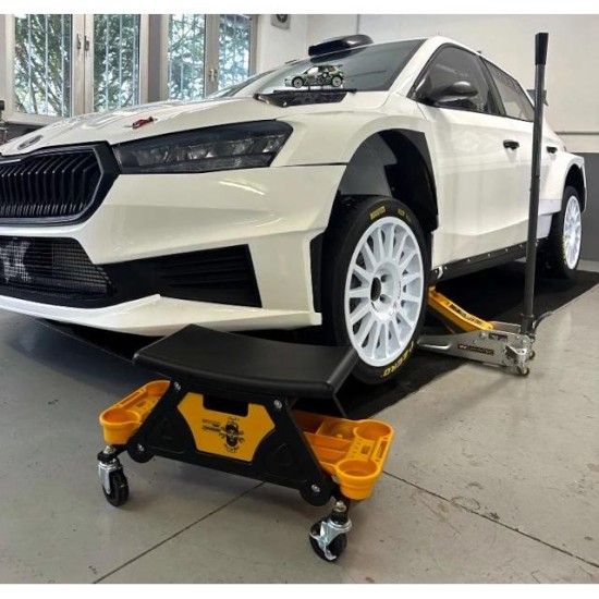 Szerelőszék szerszámtartós, fiókos gurulós - Winntec