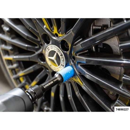 Légkulcsfej alufelnihez 17-es x150 mm -ELFORGÓ VÉDŐHÜVELLYEL- Pichler