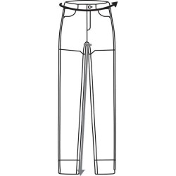 Nadrág lángálló hegesztőnadrág MW2000  L-es Fekete - ESAB